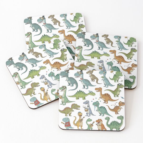 Item preview, Silly Dinosaur Pattern charmingly hilarious designed and sold by dcohea.