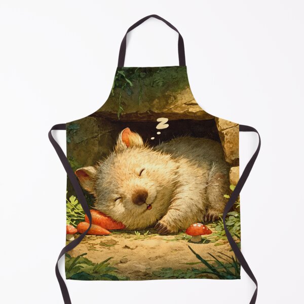 Item preview, Dreamy Wombat Slumber designed and sold by MYTHIC PEEL STICKERS.