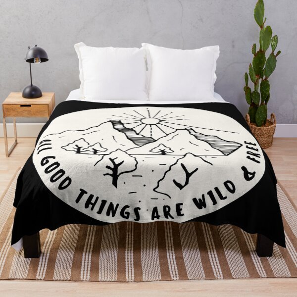 Item preview, all good things are wild and free designed and sold by PeachyLitchi.
