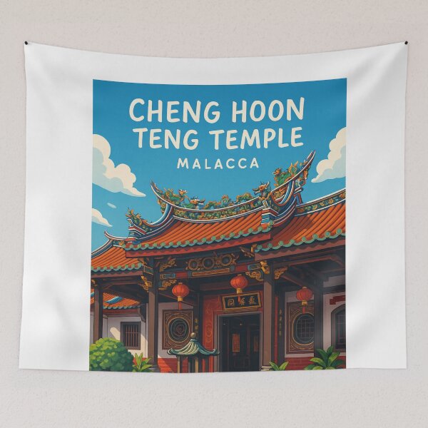 Item preview,  Cheng Hoon Teng Temple Courtyard, Malacca designed and sold by Aryabek.