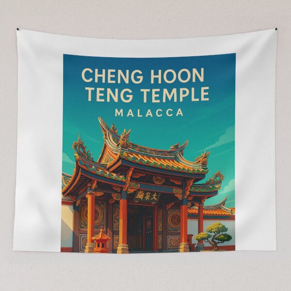 Item preview,  Cheng Hoon Teng Temple Main Hall, Malacca designed and sold by Aryabek.