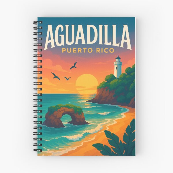 Artikelvorschau, Sonnenuntergang am Leuchtturm Peña Blanca und Punta Borinquen, Aguadilla entworfen und verkauft von Aryabek.