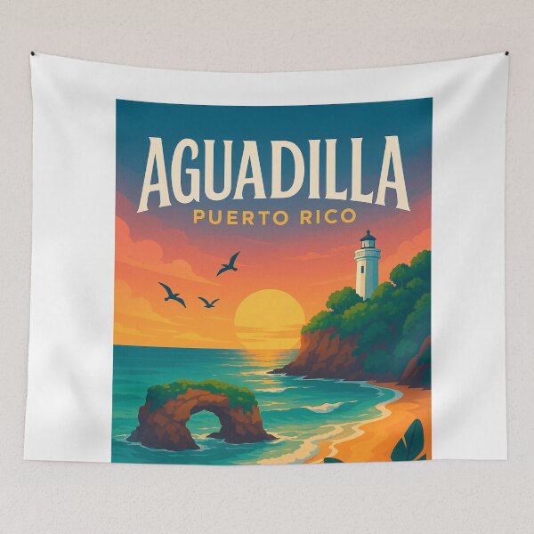 Item preview, Sunset at Peña Blanca and Punta Borinquen Lighthouse, Aguadilla designed and sold by Aryabek.