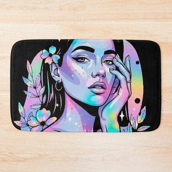 Item preview, Modern Feminine Art with Holographic Accents – Trendy Chic Illustration designed and sold by  Ojo de Lilith.