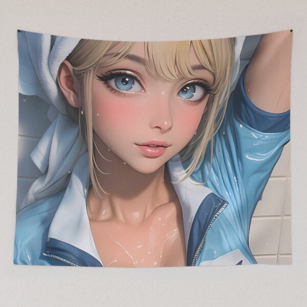 Item preview, Ais Wallenstein DanMachi Wet Gym Uniform Fantasy Vibe Summer Anime Girl designed and sold by mildaclairmo.