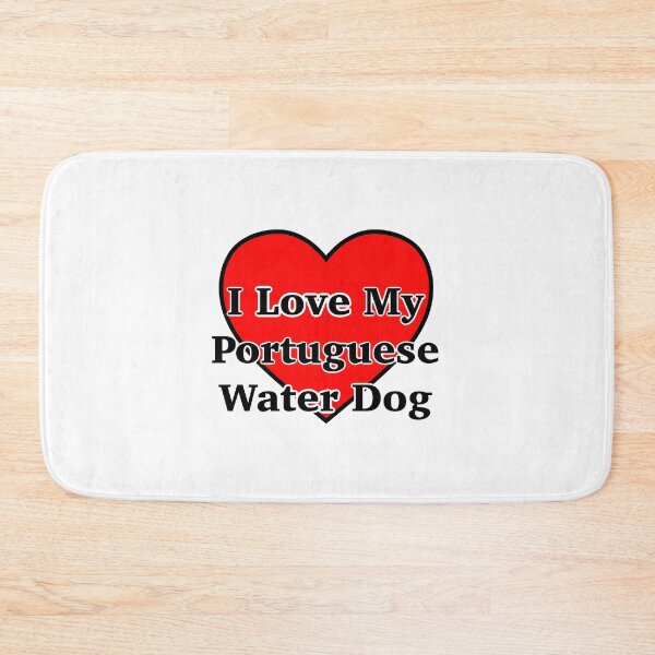 Item preview, I Love My Portuguese Water Dog designed and sold by skbdoodles.