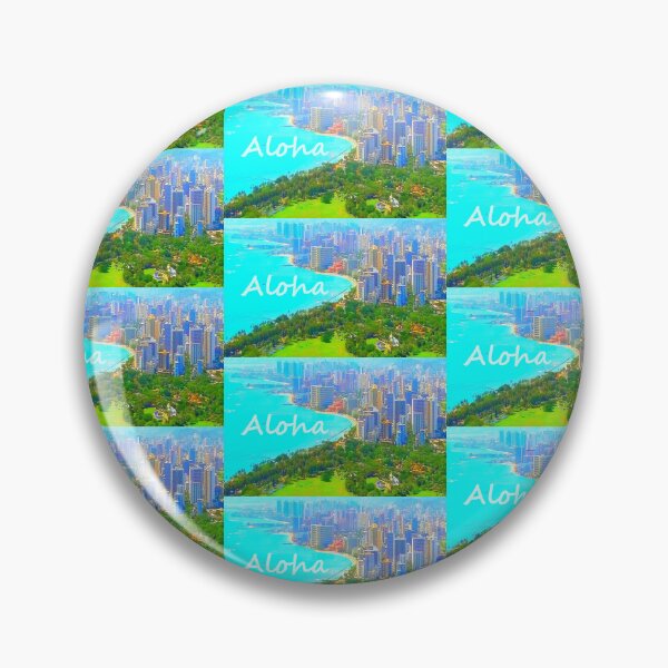 Item preview, Waikiki Bay From Diamond Head X designed and sold by R-F-B.