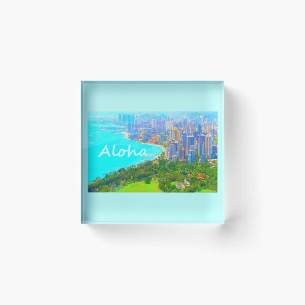Item preview, Waikiki Bay From Diamond Head X designed and sold by R-F-B.