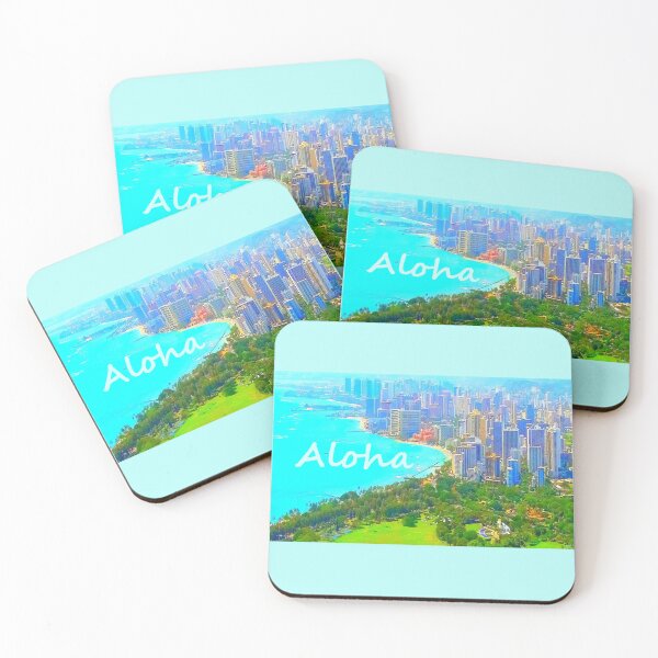 Item preview, Waikiki Bay From Diamond Head X designed and sold by R-F-B.