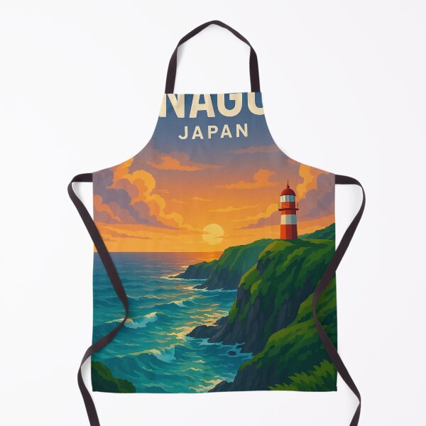 Item preview, Yonaguni Lighthouse and Cliffs at Sunset, Japan designed and sold by Aryabek.