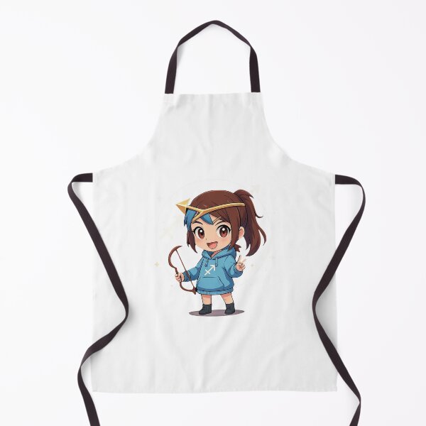 Item preview, Chibi Sagittarius Zodiac Girl | Cute Adventurer with Arrow Headband ♐️ designed and sold by Nitnamestudio.