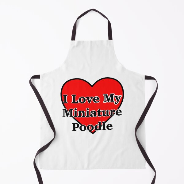 Item preview, I Love My Mini Poodle designed and sold by skbdoodles.