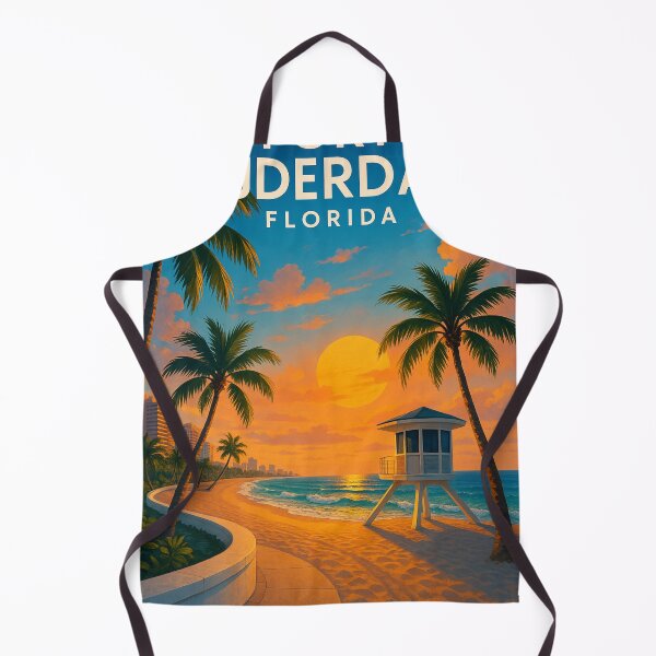 Item preview, Sunset Promenade and Lifeguard Tower, Fort Lauderdale designed and sold by Aryabek.