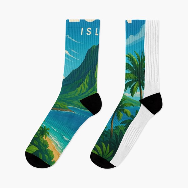 Item preview, Coastal Peaks and Sailboat off Réunion Island designed and sold by Aryabek.
