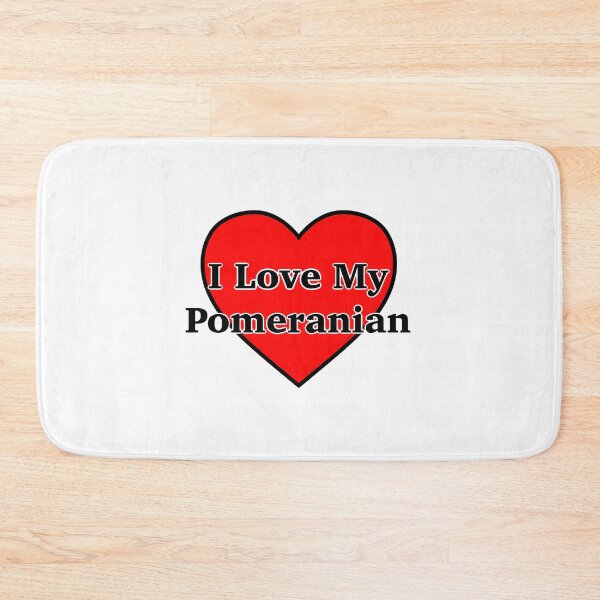 Item preview, I Love My Mini Pomeranian designed and sold by skbdoodles.