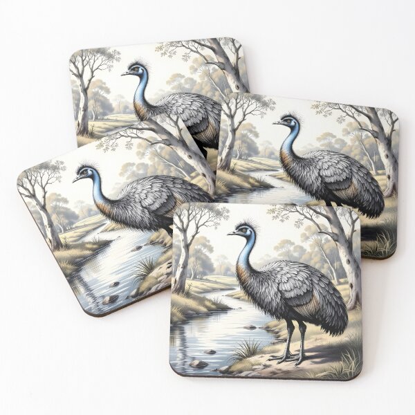 Item preview, Australian Natives Series - Emu #2 designed and sold by HippieWorks.