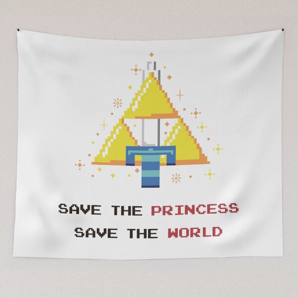 Item preview, save the princess save the world designed and sold by samuzai.
