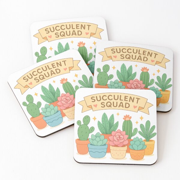 Item preview, Succulent Squad – Plant Parent Tee/Stickers designed and sold by TONSNAP.