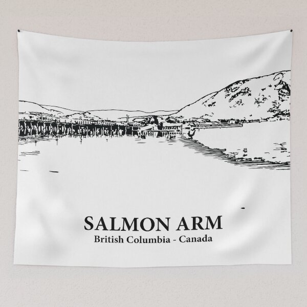 Item preview, Salmon Arm – British Columbia, Canada designed and sold by Lakeric Cityscapes.