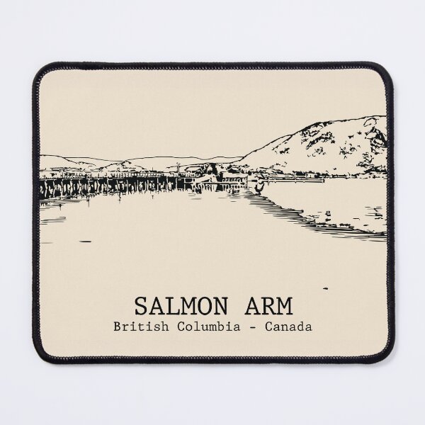 Artikelvorschau, Salmon Arm – British Columbia, Kanada entworfen und verkauft von Lakeric Cityscapes.