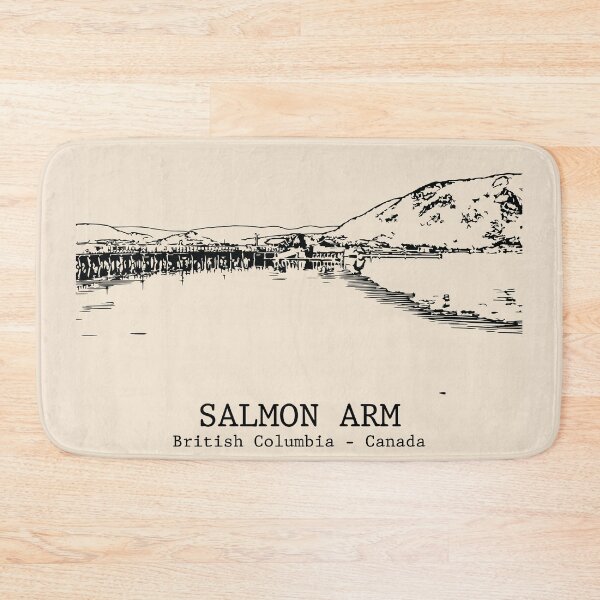 Artikelvorschau, Salmon Arm – British Columbia, Kanada entworfen und verkauft von Lakeric Cityscapes.
