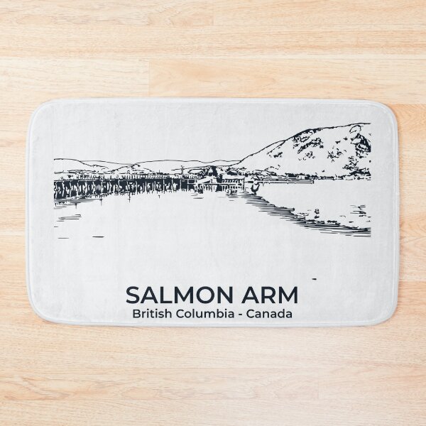 Artikelvorschau, Salmon Arm – British Columbia, Kanada entworfen und verkauft von Lakeric Cityscapes.