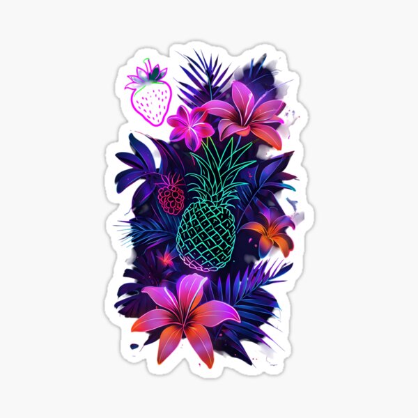 Item preview, neon fruit  designed and sold by LumenCivitas.