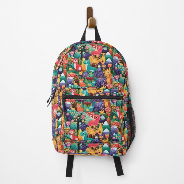 Item preview, Surreal Animal Pattern in The Technicolor Dream Jungle designed and sold by dcohea.