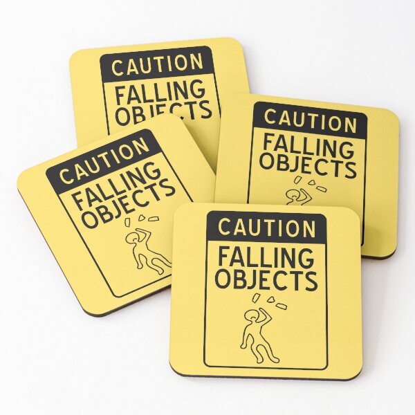 Item preview, Caution Falling Objects – Workplace Safety Warning Sign designed and sold by Ching Teoh.