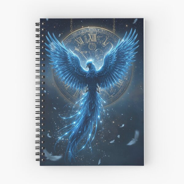 Item preview, Blue Phoenix clockwork, Mythical creature, Fantasy animal designed and sold by The Dream Lab.