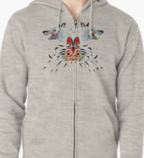mononoke princess Zipped Hoodie