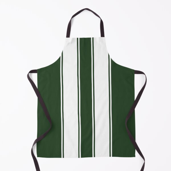 Item preview, Dual Racing Stripes With Pinstripes ( White - Green) designed and sold by Racing Stripes Only.