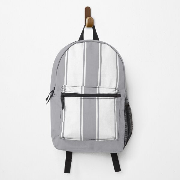 Item preview, Dual Racing Stripes With Pinstripes ( White - Gray ) designed and sold by Racing Stripes Only.