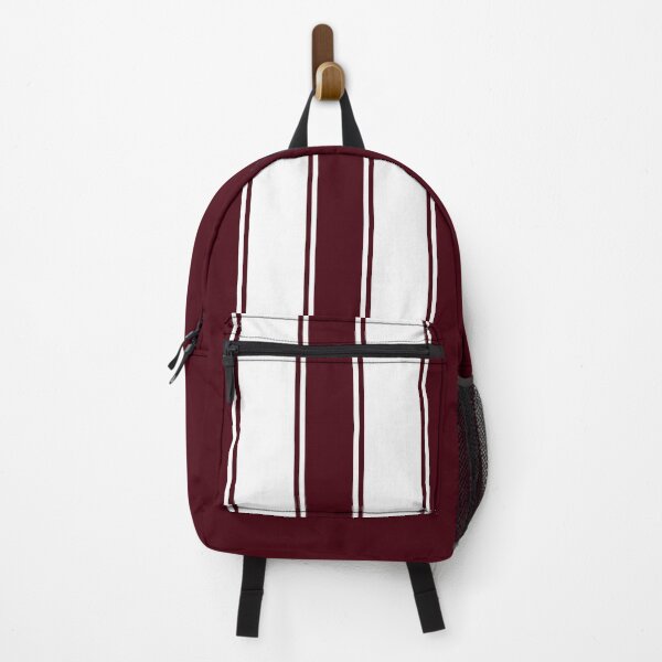 Item preview, Dual Racing Stripes With Pinstripes ( White - Burgundy ) designed and sold by Racing Stripes Only.