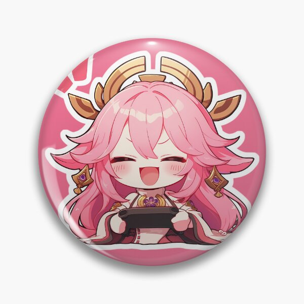 Item preview, Yae Miko Kitsune Rhythm Gaming Genshin Impact Game designed and sold by mildaclairmo.