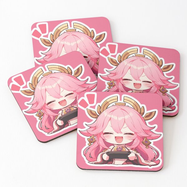 Item preview, Yae Miko Kitsune Rhythm Gaming Genshin Impact Game designed and sold by mildaclairmo.