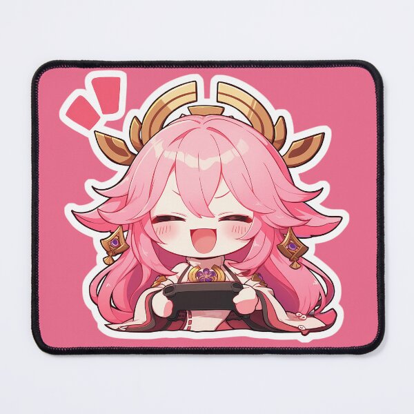 Item preview, Yae Miko Kitsune Rhythm Gaming Genshin Impact Game designed and sold by mildaclairmo.