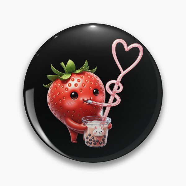 Item preview, Strawberry drink Boba Sweet Milk designed and sold by DumbPet.