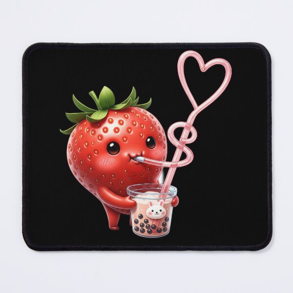 Item preview, Strawberry drink Boba Sweet Milk designed and sold by DumbPet.
