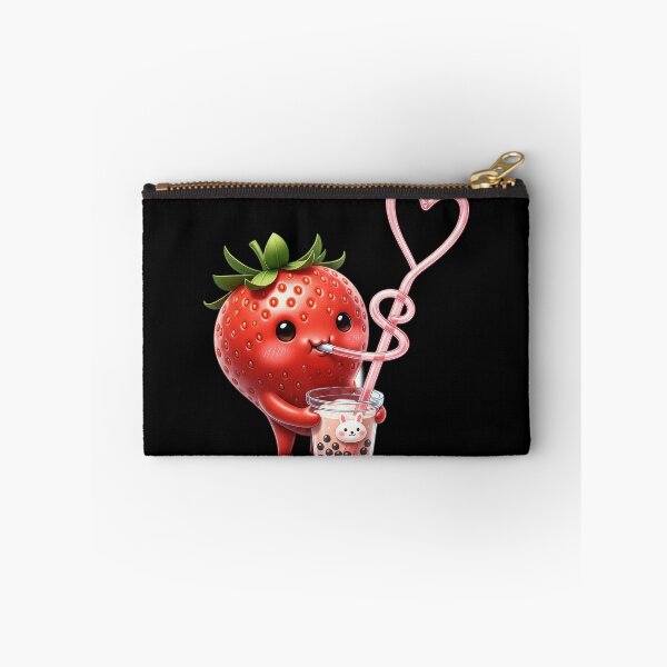 Item preview, Strawberry drink Boba Sweet Milk designed and sold by DumbPet.