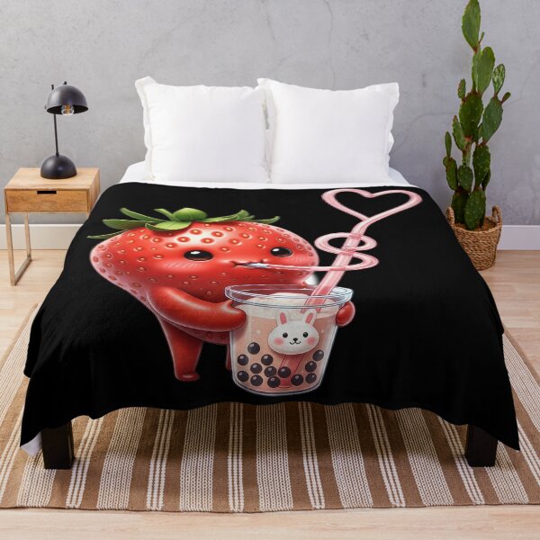 Item preview, Strawberry drink Boba Sweet Milk designed and sold by DumbPet.