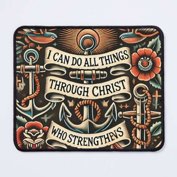 Item preview, Philippians 4:13 – Anchored in Strength designed and sold by FollowTheLeader.
