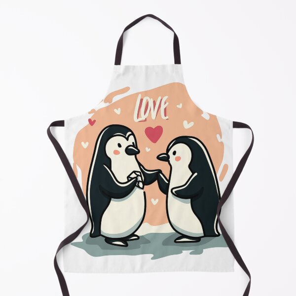 Item preview, Penguin Love – Cute Penguin Couple designed and sold by Critters & Quirks.