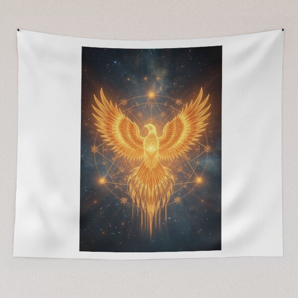 Item preview, mythical celestial phoenix, mythical creature, fantasy animal designed and sold by The Dream Lab.