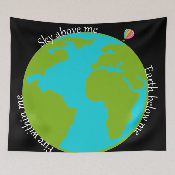 Item preview, Sky Above Me Earth Below Me Fire Within Me Motivational Design designed and sold by Swigalicious.