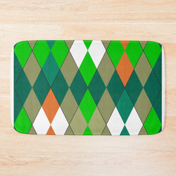 Item preview, Multicolor geometric pattern rhombuses minimalism designed and sold by fuzzyfox.