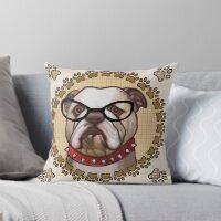 Bulldog pillow