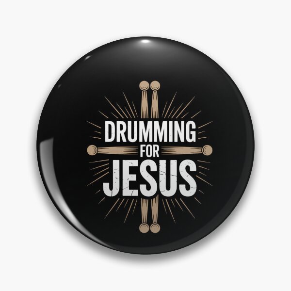 Item preview, Drummer Drumming Drums Percussion Jesus Lovers Christian Church designed and sold by DeadlockCrew.