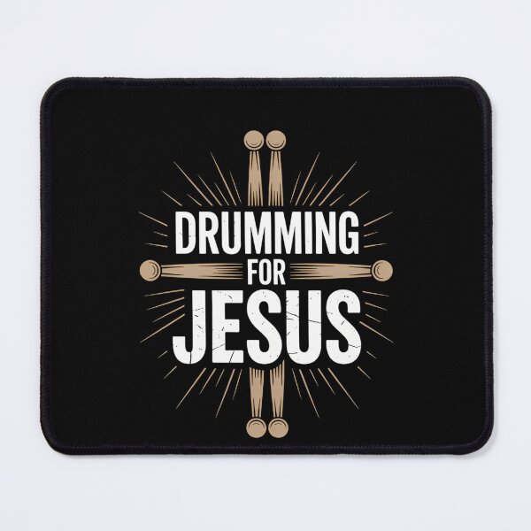 Item preview, Drummer Drumming Drums Percussion Jesus Lovers Christian Church designed and sold by DeadlockCrew.