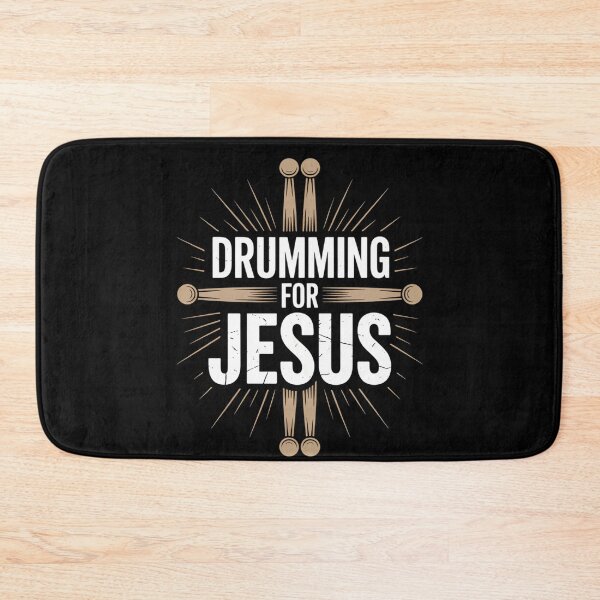 Item preview, Drummer Drumming Drums Percussion Jesus Lovers Christian Church designed and sold by DeadlockCrew.